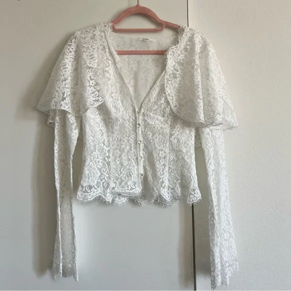 NWOT! TULAROSA Clarissa Lace Top - Picture 8 of 9